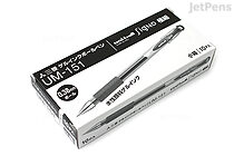 Uni-ball Signo UM-151 Gel Pen - 0.38 mm - Black - 10 Pen Pack - UNI UM151.24 10SET