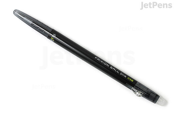 huilen Portiek diefstal Pilot FriXion Ball Slim Gel Pen - 0.38 mm - Black | JetPens