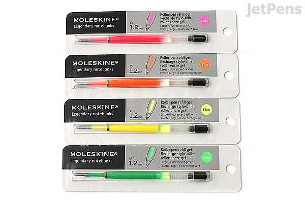 Moleskine Roller Gel (F, M) Refill - The Pen Refill Guide