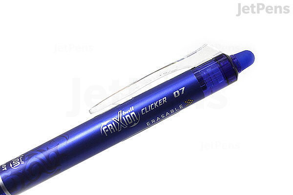 granero Pensativo Confusión Pilot FriXion Ball Clicker US Gel Pen - 0.7 mm - Blue | JetPens