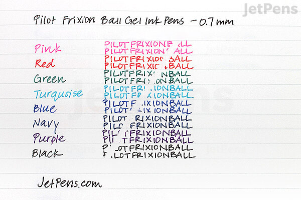 Pilot FriXion Ball Clicker US Gel Pen - 0.7 mm - 3 Color Set (Black / Blue / Red) - PILOT FXCC3001F