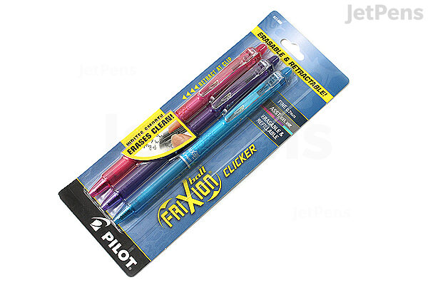 Pilot FriXion Clicker Rollerball Pen Erasable Ink 0.7mm Medium Tip All  Colours