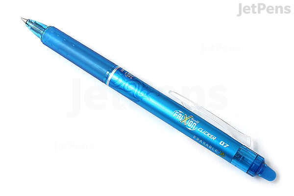 Pilot FriXion Clicker Erasable Gel Pens Fine Point 0.7 mm Blue