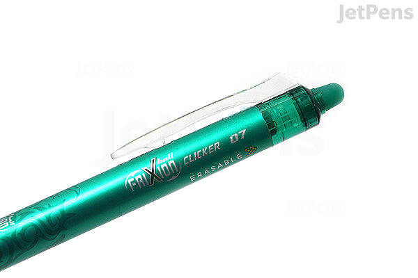 Pilot FriXion Clicker Retractable Erasable Gel Ink Pens Fine Point Green 12/Pack