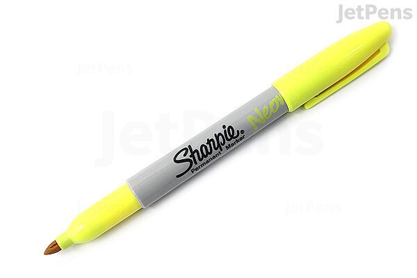 Sharpie Fine Neon Permanent Markers - Fine Marker Point - Neon
