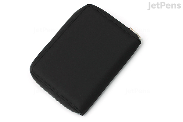 Raymay Nilon Multi-Use Covered Notebook - A6 - Black - JetPens.com