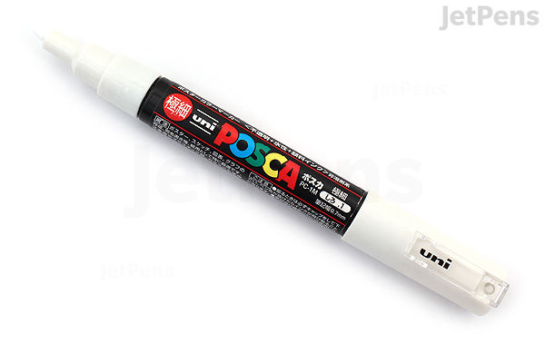 Uni Posca Paint Marker PC-1M White Extra Fine Point JetPens