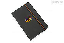 Rhodia Unlimited Notebook - 3.5" x 5.5" - Lined - Black - RHODIA 118059B