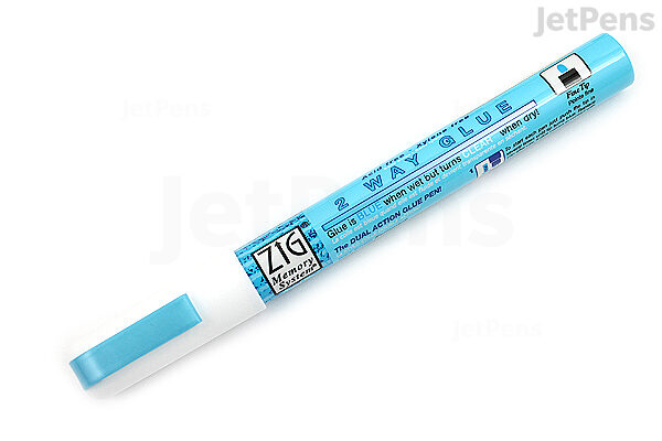 6 Pack Bundle Zig 2-way Jumbo Tip Glue Pen Scrapbook Adhesive 