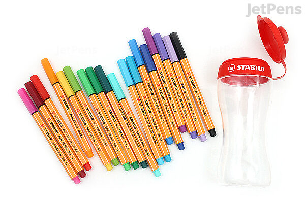 opgroeien tellen Steen Stabilo Point 88 Mini Fineliner Pen - 0.4 mm - 18 Color Set - Sporty |  JetPens