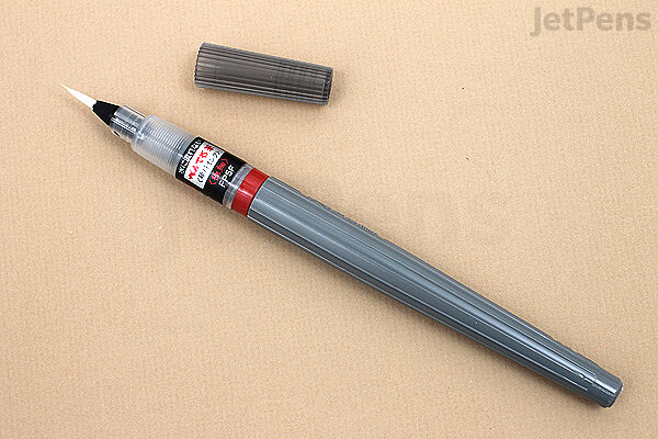 Pentel Color Brush Fine Tip Pen, Black Pigment - Artist & Craftsman Supply