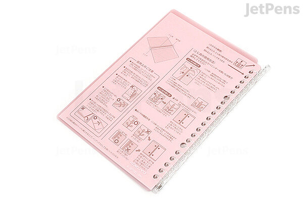 Kokuyo Campus Smart Ring Binder Notebook - A5 - 20 Rings - Light Pink