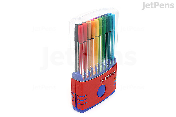 STABILO Pen 68 Fine-Tip Markers, Color Parade Set of 20 – St. Louis Art  Supply