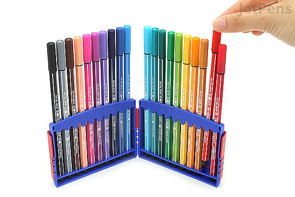 stabilo pen 68 marker 1 0 mm 20 color set stabilo pen 68 colour chart
