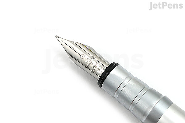  A.G. Spalding & Bros BRFT253 Fountain Pen - Silver - Medium  Nib