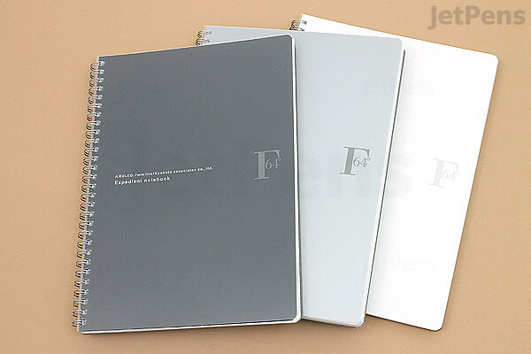 Kyokuto F.O.B COOP W Ring Expedient Notebook - B5 - Dot Grid - Silver - KYOKUTO PTD03SV