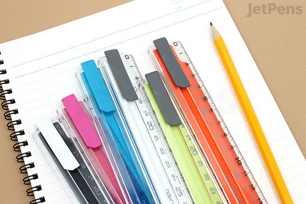 Sonic Nobirula 16 30 cm Retractable Ruler - Clear Blue | JetPens