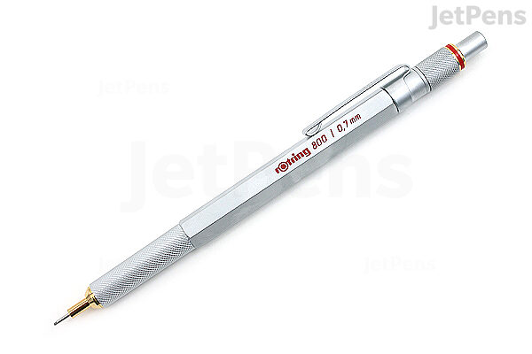 Rotring 1904448 800 Mechanical Pencil - 0.7 mm, Silver Barrel