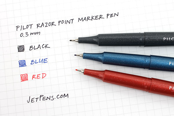 Pilot Razor Point Marker Pen - 0.3 mm - Black - JetPens.com