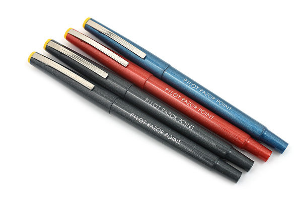 Pilot Razor Point Marker Pen - 0.3 mm - 4 Pen Set - JetPens.com