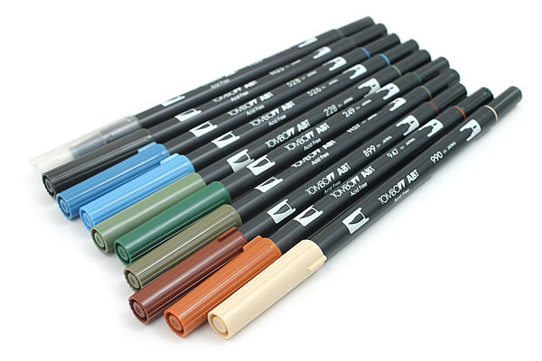 Tombow dual brush pen landscape Clearance