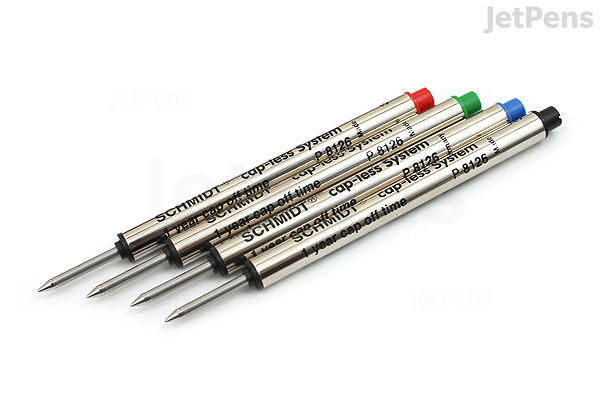Lot de 6 Schmidt 888 Recharge de stylo roller à pointe fine Noir Lot de 6 Schmidt 888 Recharge de stylo roller à pointe fine Noir