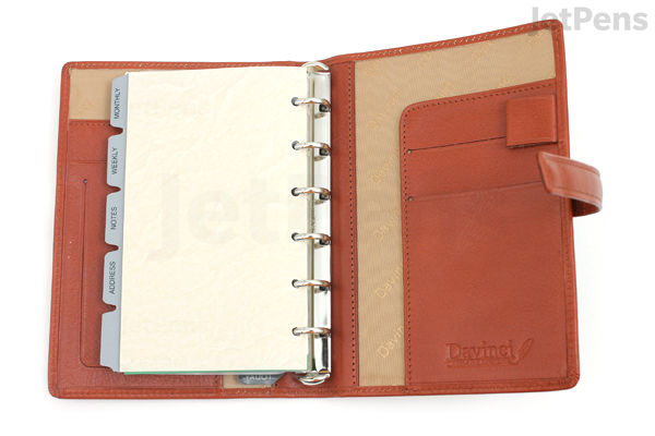 Raymay Davinci System Binder - Leather - Pocket Size - Brown | JetPens Raymay Davinci System Binder - Leather - Pocket Size - Brown | JetPens