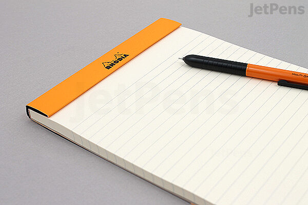 Rhodia Notepad, No18 A4, Plain - Orange, 8 1/4 x 11 3/4 (18000C)
