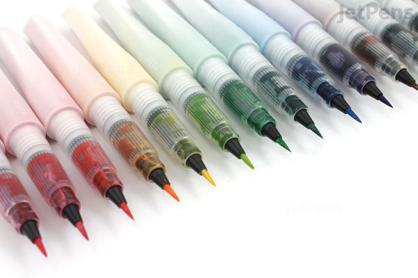 Kuretake ZIG Wink of Stella Glitter Brush Pen Light Green JetPens