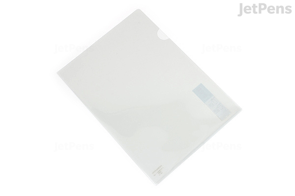Kokuyo Clear Folder - Super Clear 10 - A4 - Smoke - JetPens.com