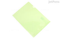 Kokuyo Clear Folder - Super Clear 10 - A4 - Light Green - KOKUYO FU-TC750N-8