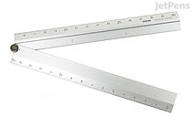 Midori Aluminum Multi Ruler - 30 cm - Silver - MIDORI 42285006