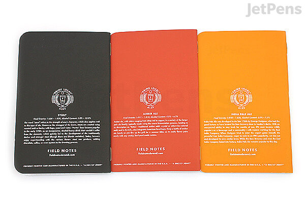field notes color cover memo book drink local limited heavyweight graph paper