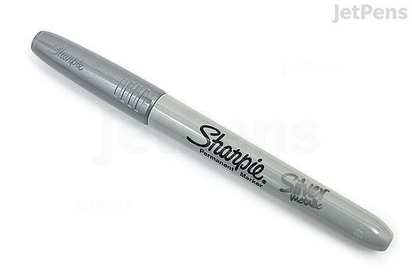 Sharpie Metallic 2-Pack Fine Point Silver Permanent Marker