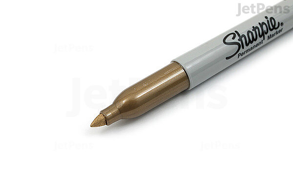 Metallic Sharpie Permanent Marker Fine Point Tip 6 Pack Gold