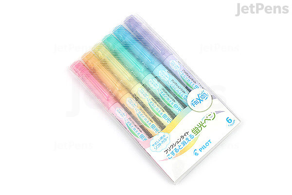 6 Colors Highlighters-Syringe Highlighters Fluorescent Needle Watercolor  Pen Aesthetic Highlighters for Planner Notes 6 Colors Highlighters-Syringe
