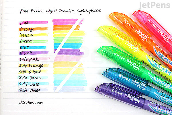 JetPens.com - Pilot FriXion Light Erasable Highlighter - 6 Color Set
