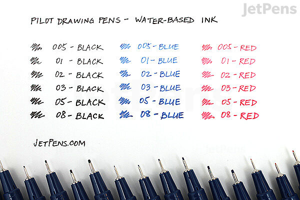 Pilot Drawing Pen - Water-Based Ink - 05 - Black