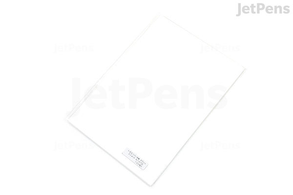A stack of white, blank A4-sized loose leaf paper labeled "Tomoe River 52 gsm" with 100 sheets, shown slightly fanned on a white background.