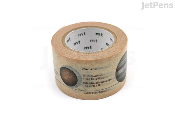 Mt Ex Washi Tape Encyclopedia Solar System 30 Mm X 10 M Jetpens