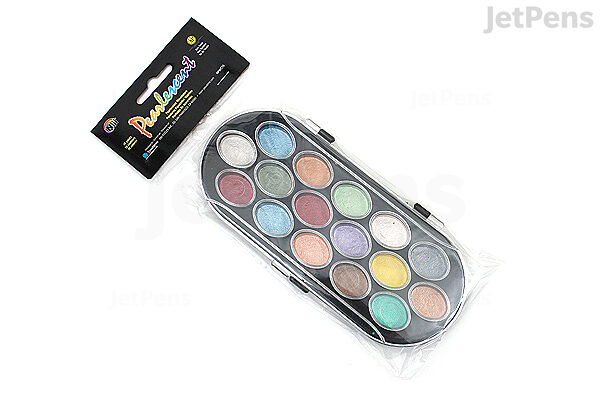 8 Wells Ceramic Artist Paint Palette - 2 Pack Mixing Ceramic Watercolor  Palette Mixing Tray for Watercolor Gouache Acrylic Oil Painting 8 Inch