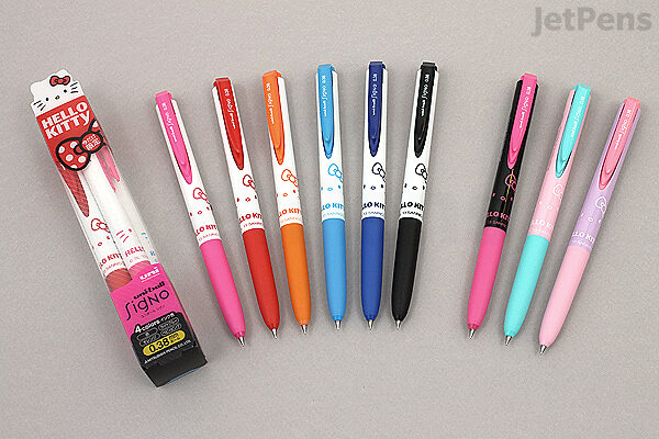Sanrio Hello Kitty Uni Ball Signo RT Pens Blue Black Red Ink Limited My  Melody 