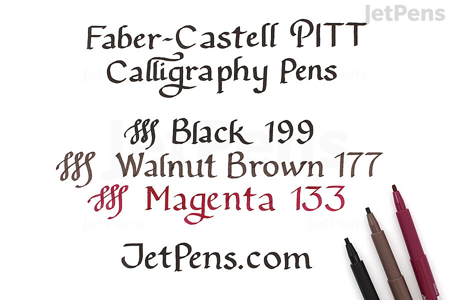 Faber-Castell Pitt Artist Pen - Fude Medium - Black 199