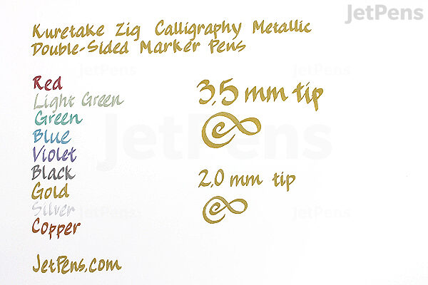 Kuretake Zig Calligraphy Double-Sided Markers - Matte – K. A. Artist Shop