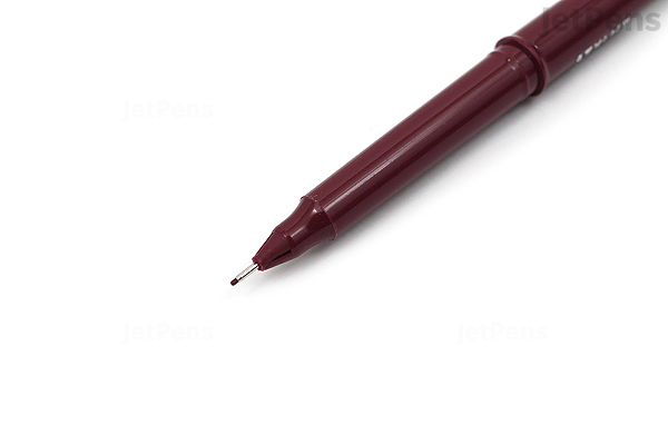 Yasutomo Y&C Stylist Marker Pen - Burgundy - JetPens.com