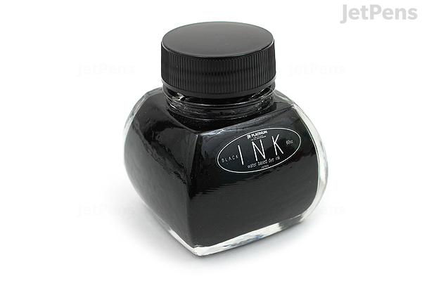 Platinum Black Ink - 60 ml Bottle - JetPens.com