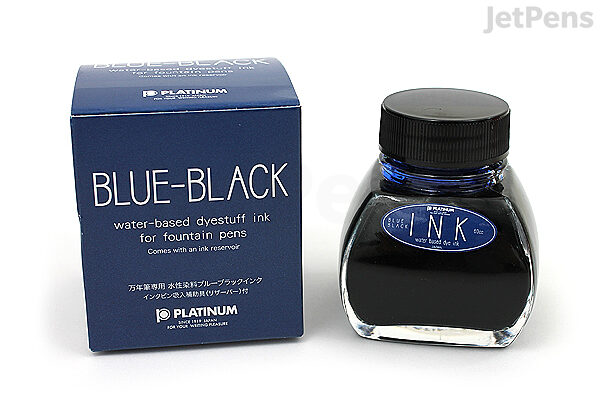 Platinum Fountain Pen Ink Bottle 60ml - Blue Black