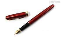 Parker Sonnet Fountain Pen - Red Lacquer - Gold Trim - Medium Nib - PARKER 1931474