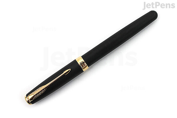 Sonnet Pen - Black - Gold Trim - Fine Nib | JetPens
