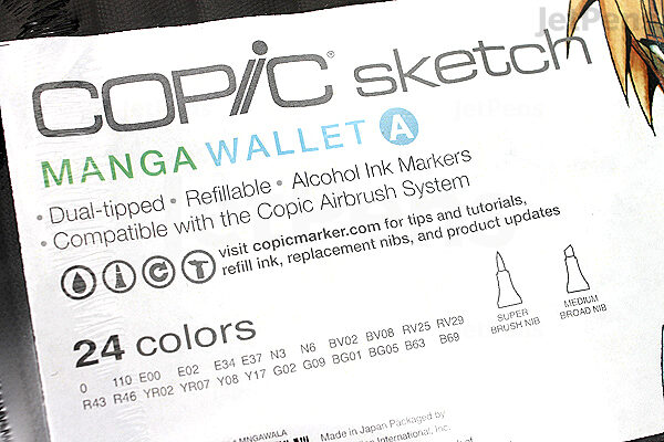 COPIC Sketch Marker 24 Color